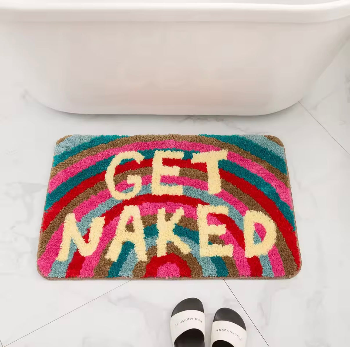 GET NAKED Bath Rug π (Limited Edition)