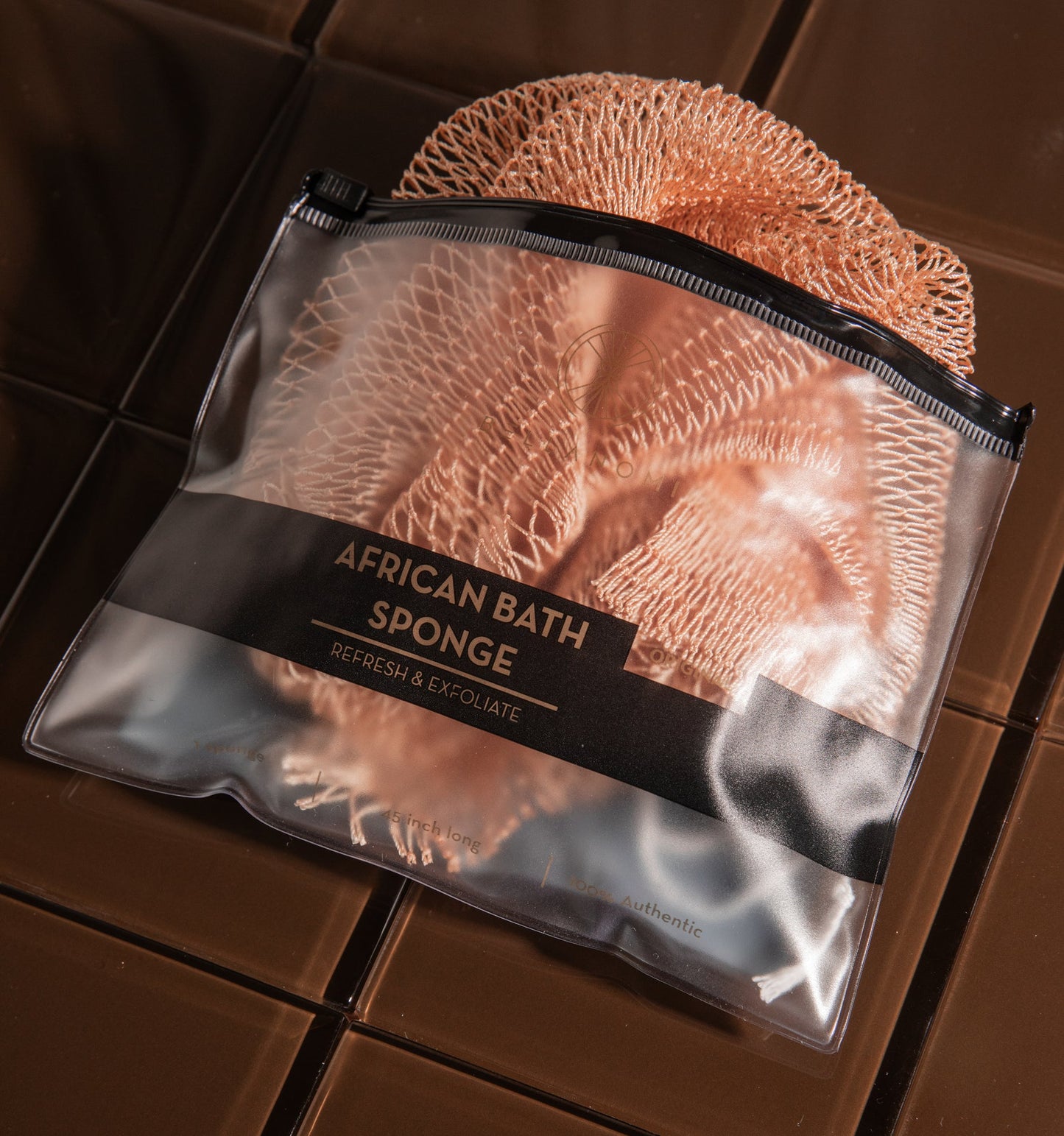 African Exfoliating Net Sponge 45” Long